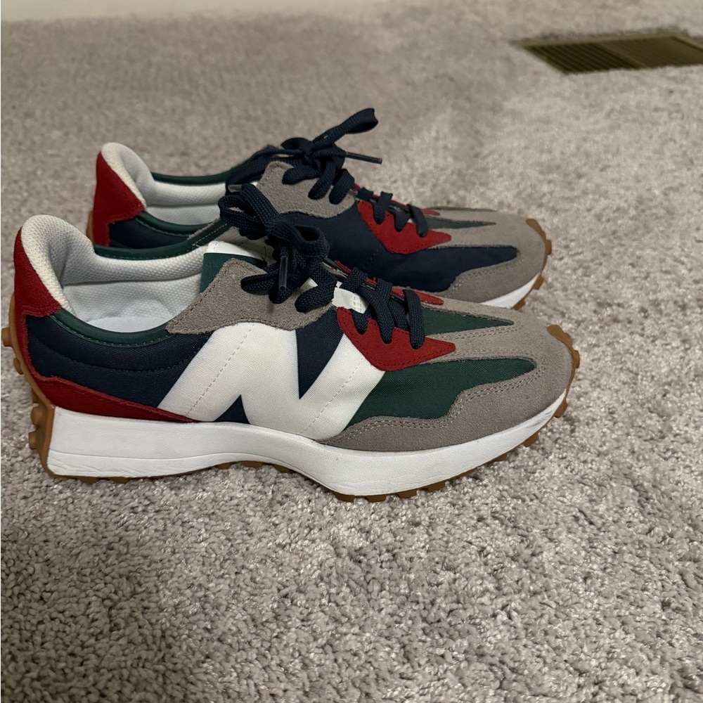New Balance Red, Green, and Blue Sneakers